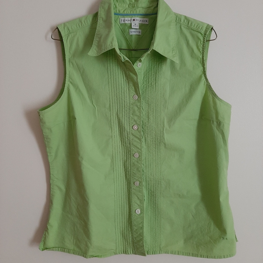Tommy Hilfiger Women's Green Shirt